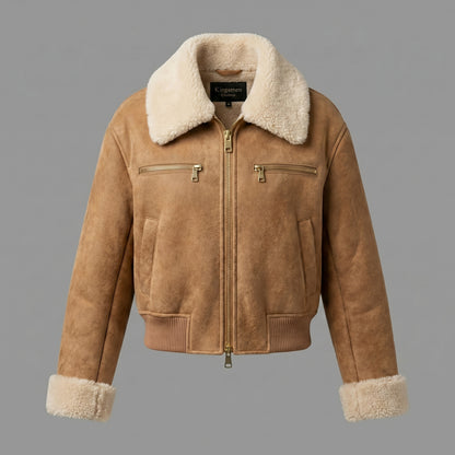 THE CAMEL SUEDE AVIATOR